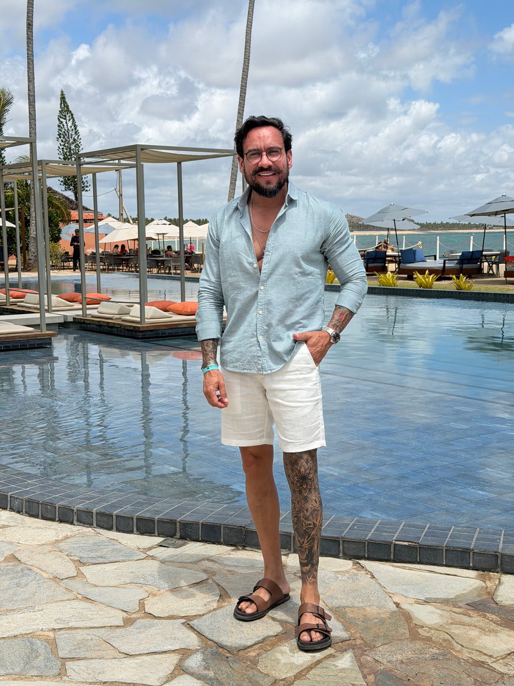 Bermuda Linho Branca