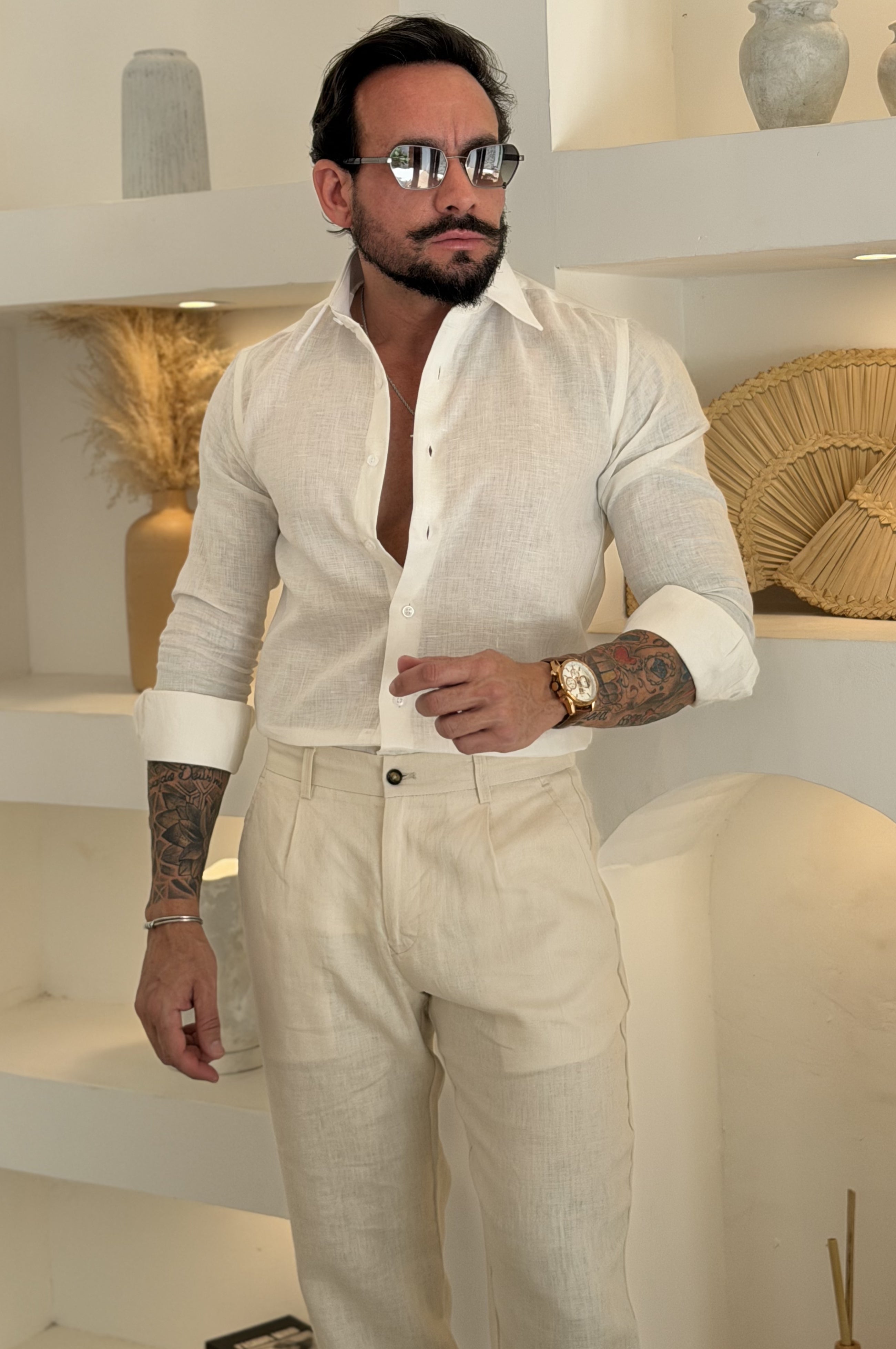 Calça 100% Linho