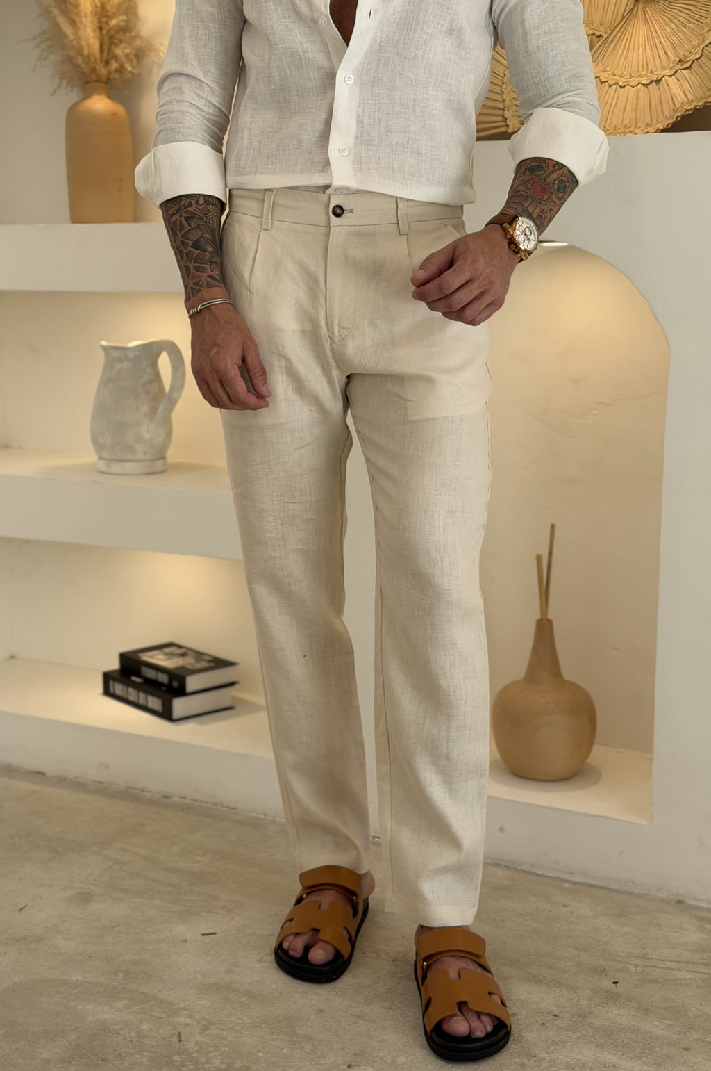 Calça 100% Linho
