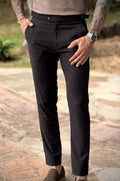 Calça com Fivela Malha