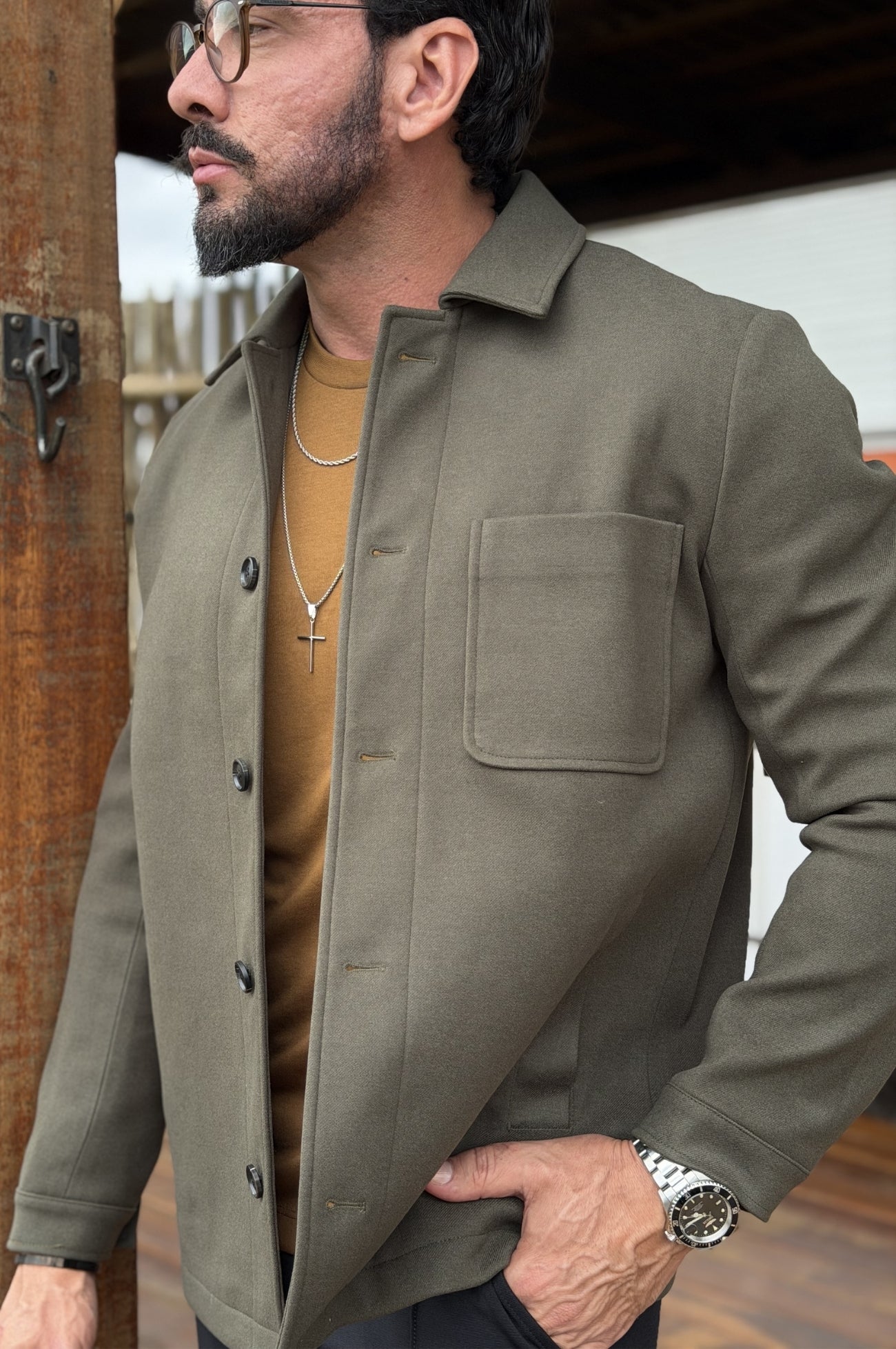 Jaqueta Overshirt