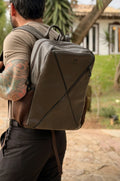 Mochila 100% Couro Marrom