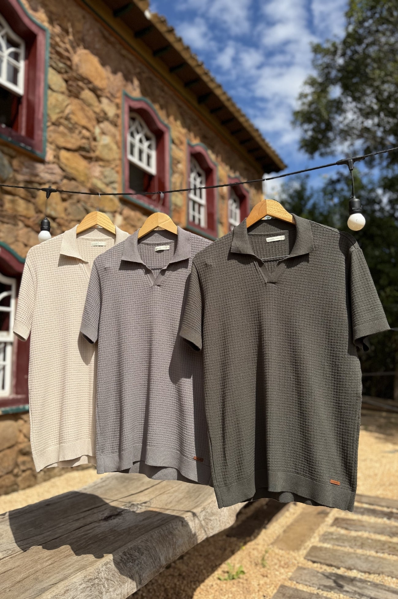 Polo Texturizada