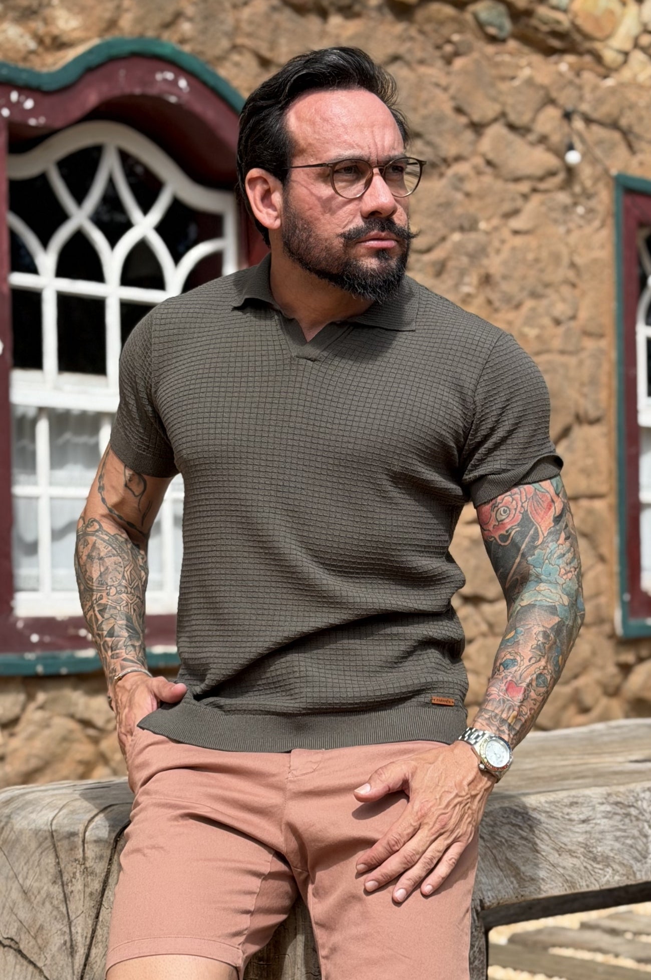 Polo Texturizada