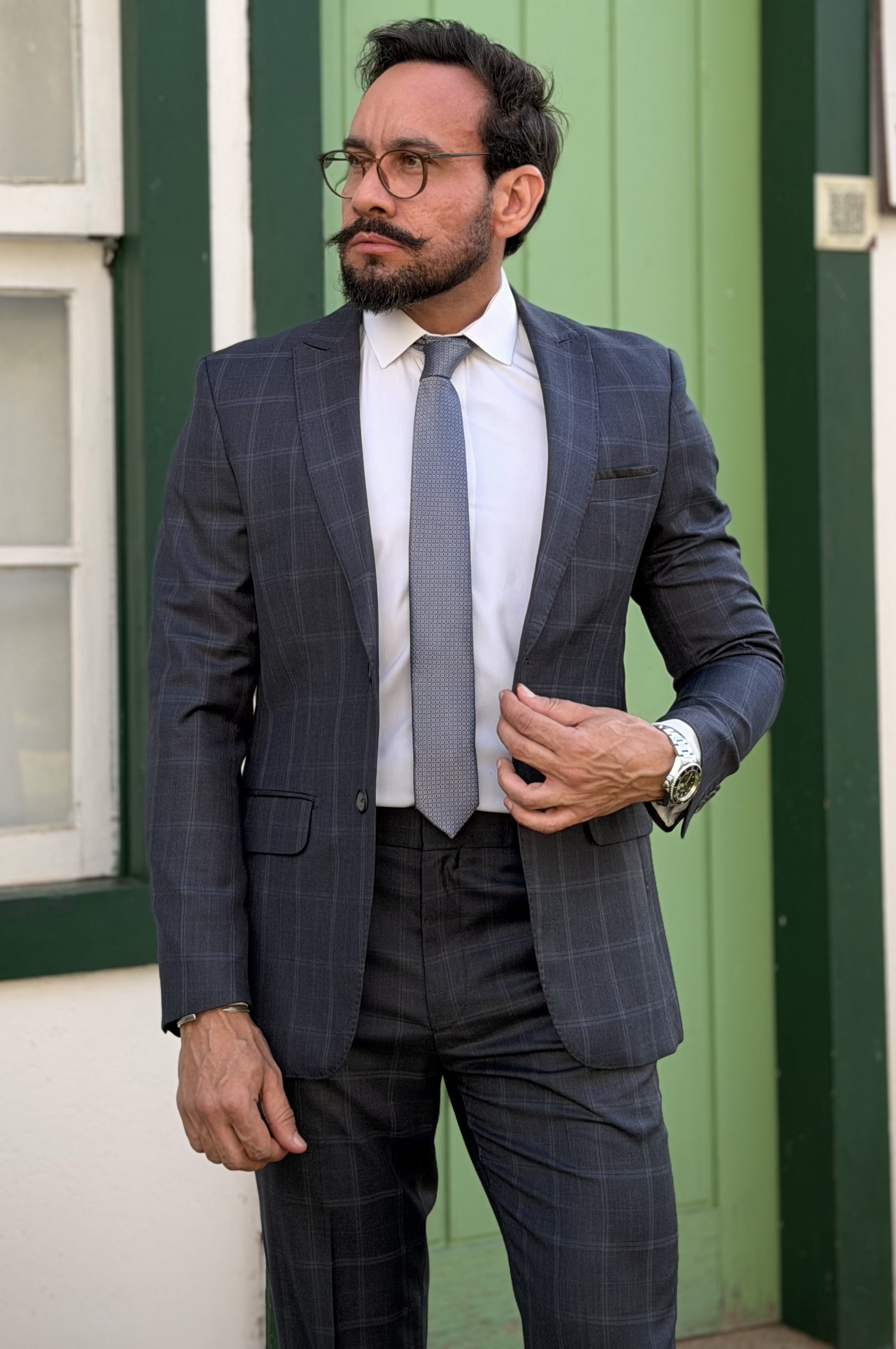 Costume Príncipe de Gales Slim Fit