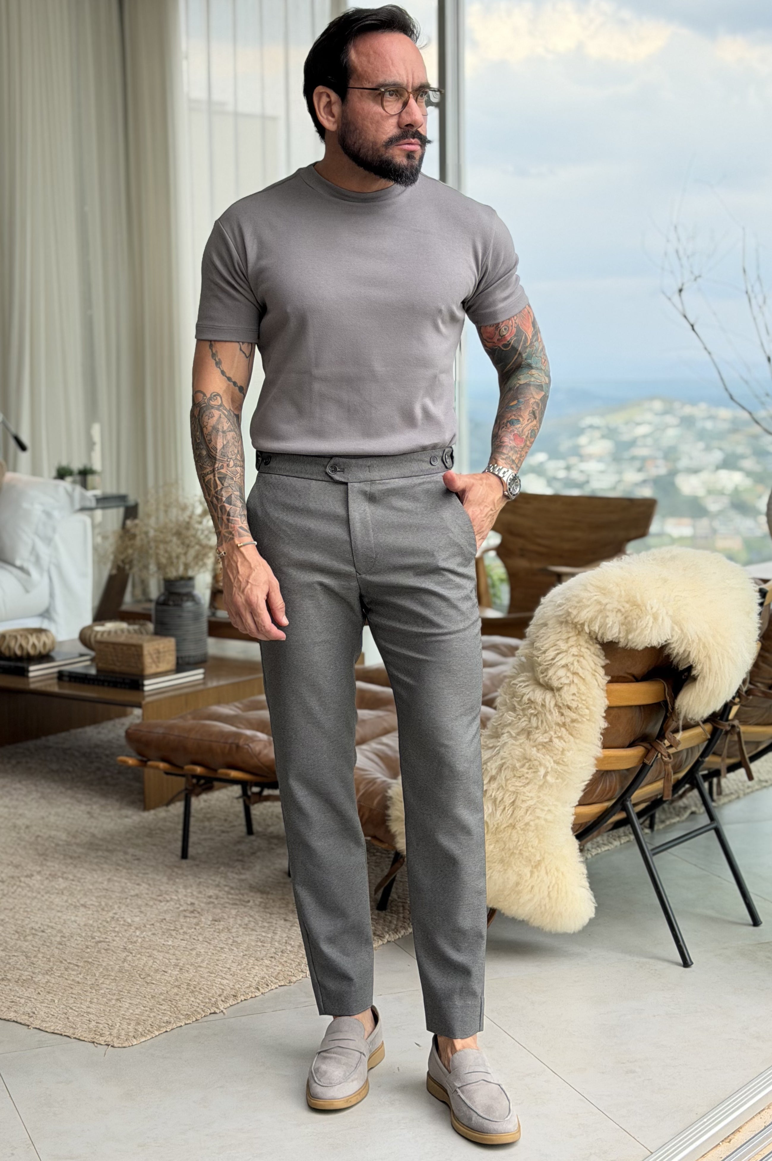 Calça Alfaiataria com Ajuste