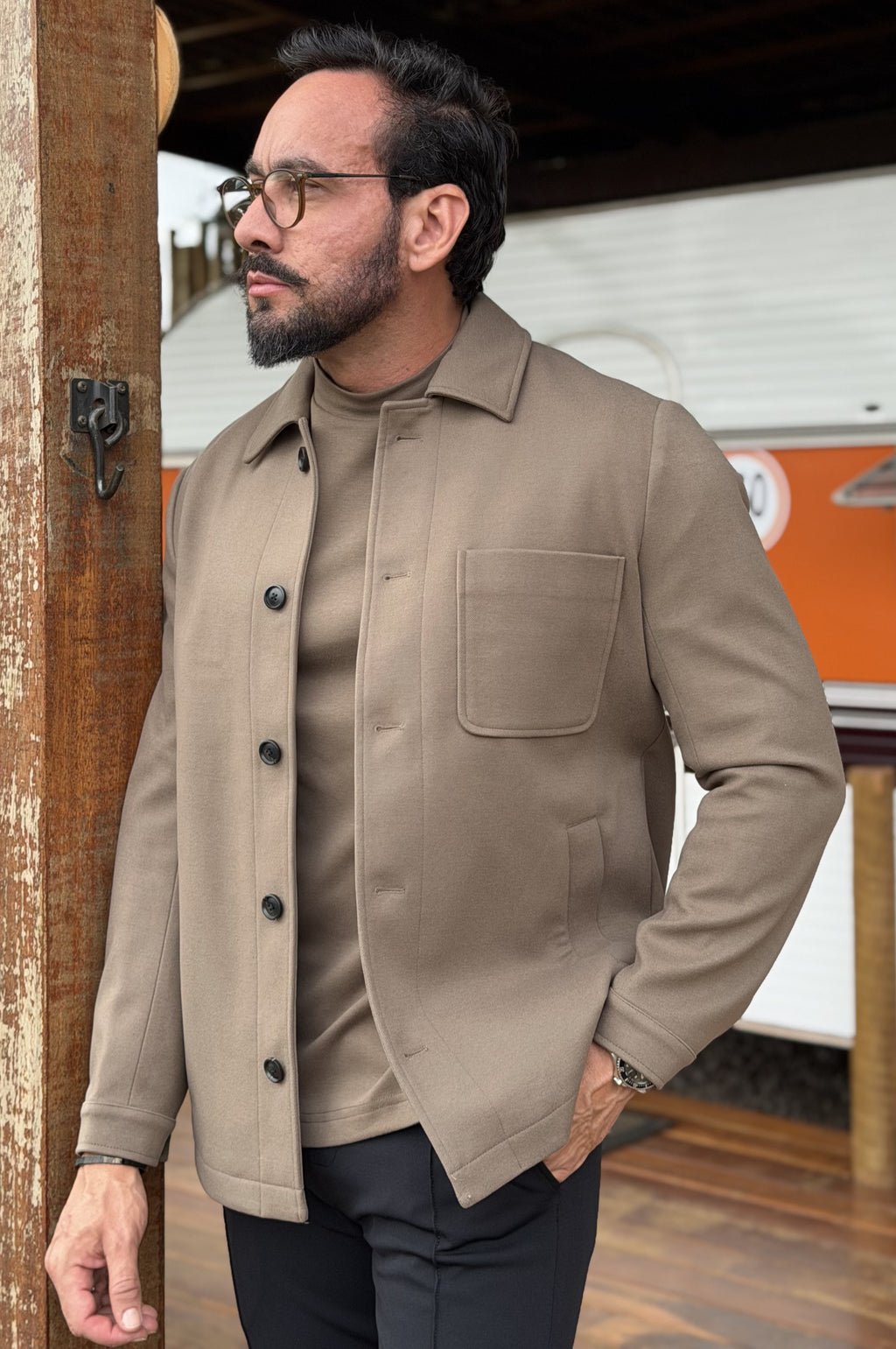 Jaqueta Overshirt