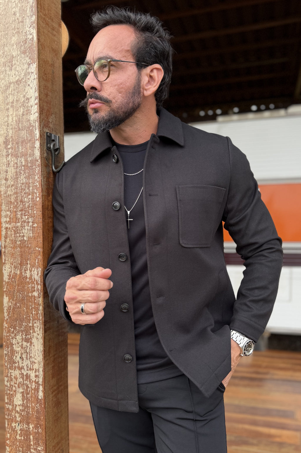 Jaqueta Overshirt