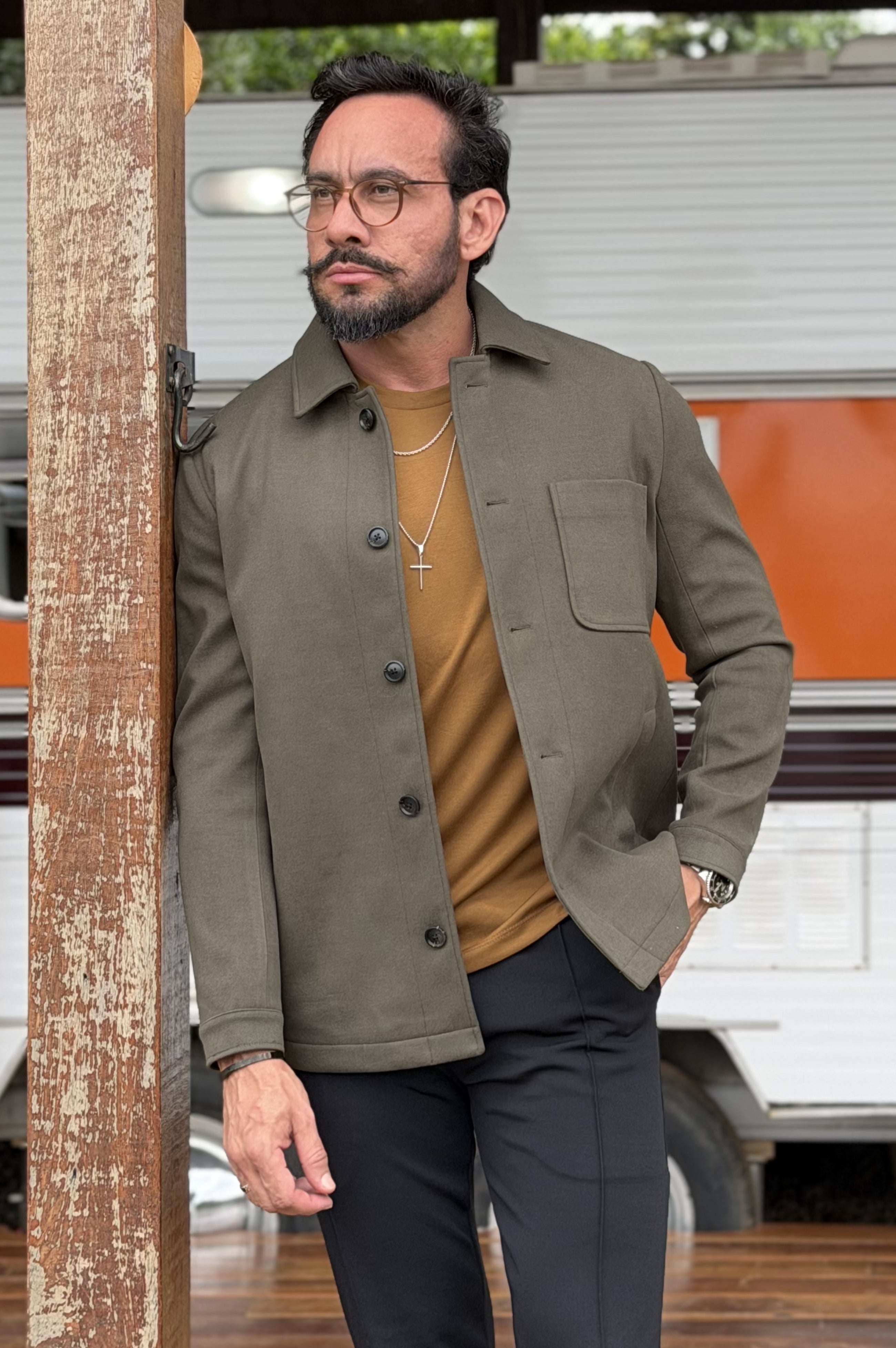 Jaqueta Overshirt